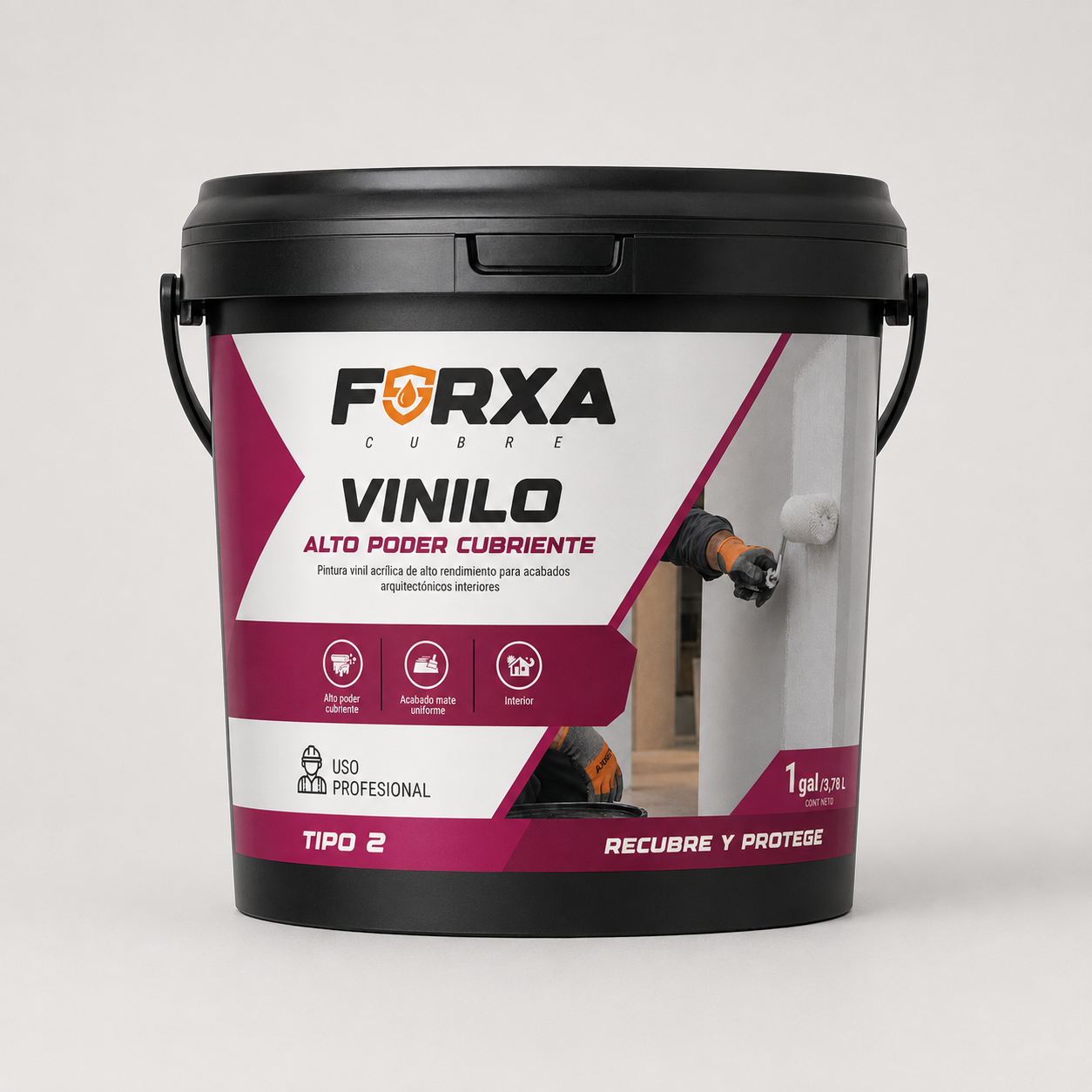 FORXA VINILO Tipo 2 – Pintura vinil acrílica interior
